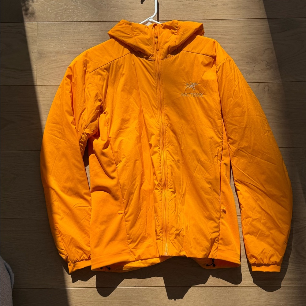 Arc'teryx Men's Bright Orange Hooded Performance Jacket